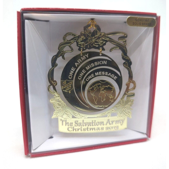 Two Nations Treasures Salvation Army Christmas 2013 solid brass - Picture 5 of 5